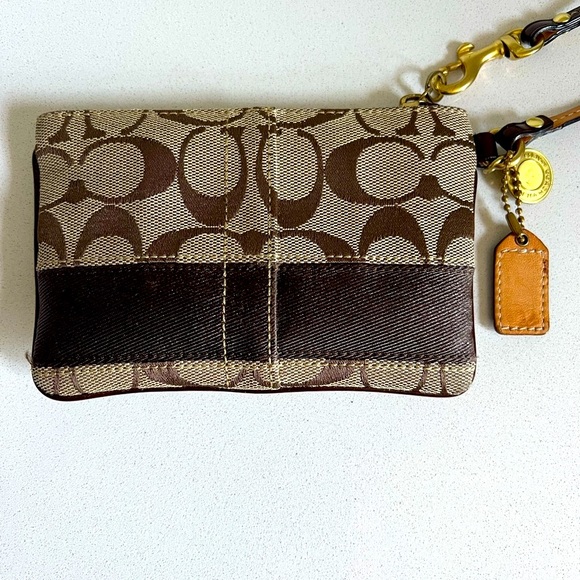 Coach Signature Wristlet - Picture 2 of 4